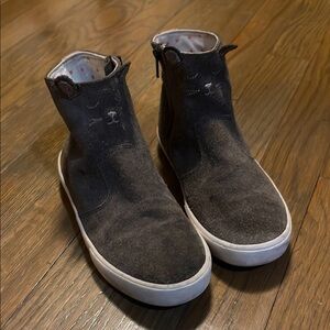 Mini Boden Kitty Suede Sneaker-Boot.  Sz 31 (US 13)